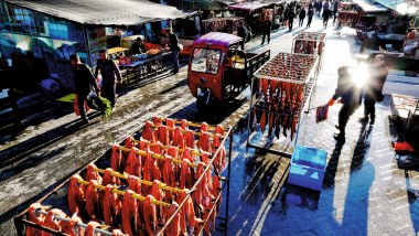 东极鱼市