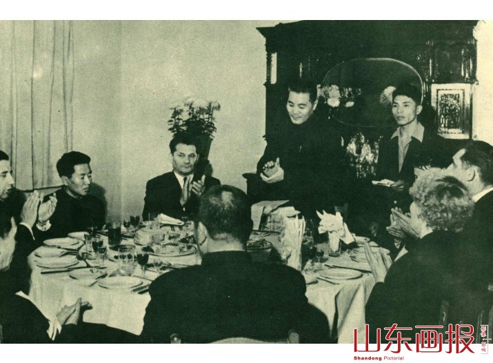中共山东省委书记处书记白如冰同志在便宴上讲话