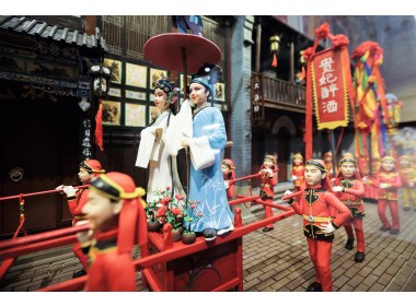 周村芯子泥塑展示独特地域风情