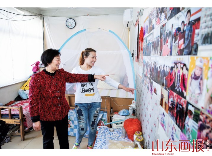 照片墙记录着时光与欢笑