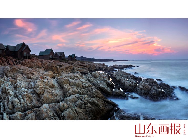 荣成市东楮岛村海草房