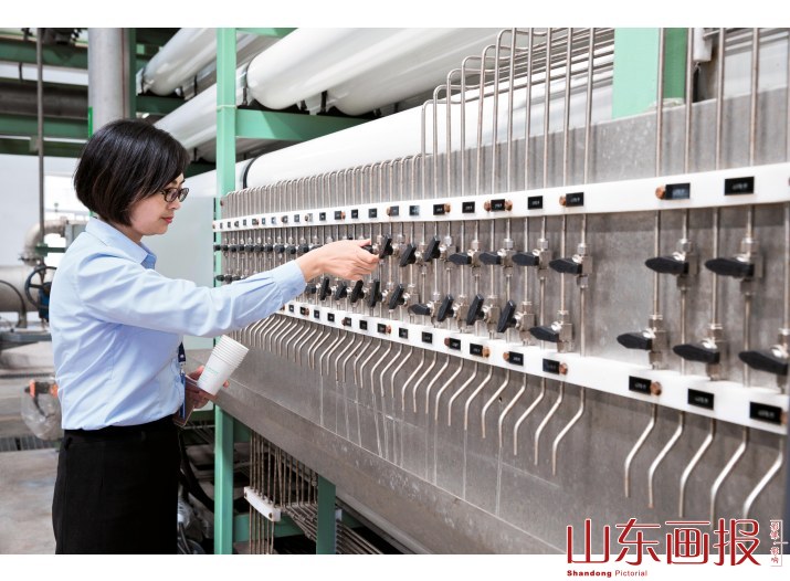 亚太森博引进的净化水处理设备，净化后的水可直接饮用