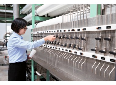 亚太森博引进的净化水处理设备，净化后的水可直接饮用