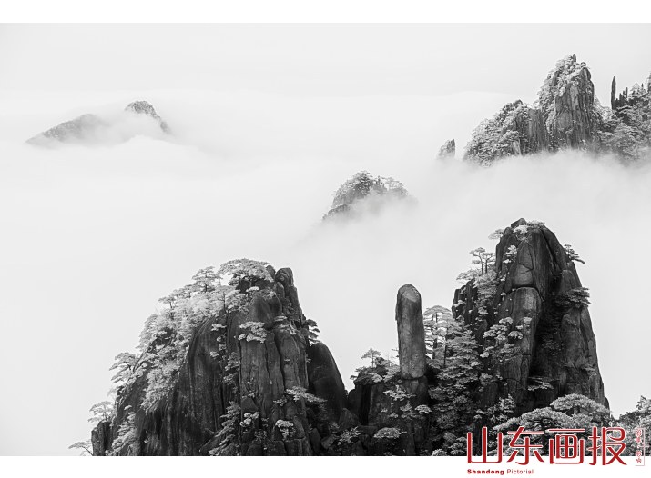 黄山云海雾凇图(5)