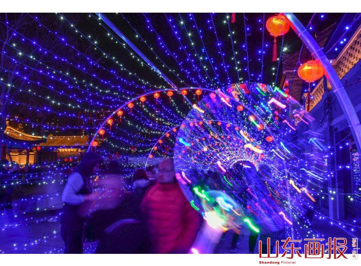 青岛即墨古城夜景