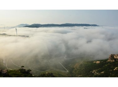 跑马岭上观云海