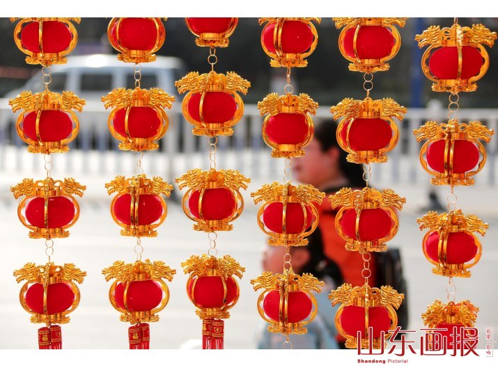 “中国红”年味浓