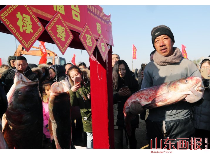 山东垦利冬捕“捞”年味