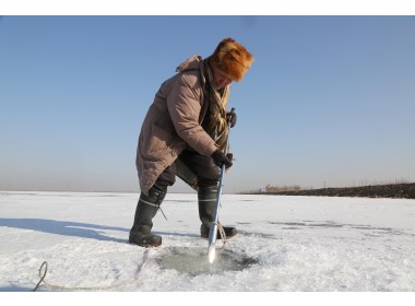 山东垦利冬捕“捞”年味