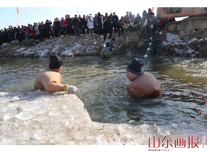 山东垦利冬捕“捞”年味
