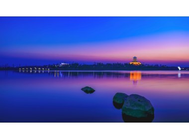 清风湖夜色