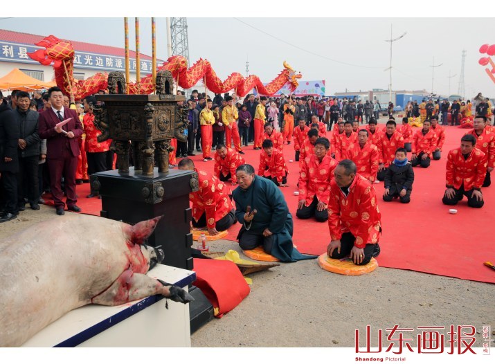 山东东营：开海节致敬大海 祈求平安丰收