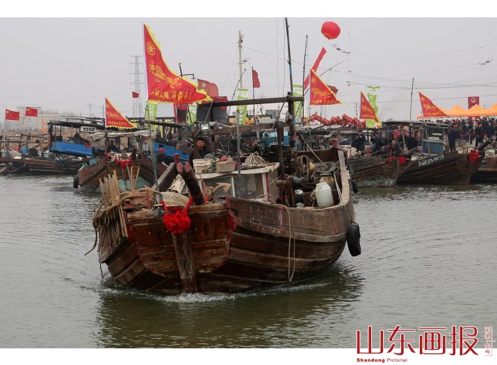 山东东营：开海节致敬大海 祈求平安丰收