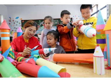中国航天日：幼儿“航天梦”