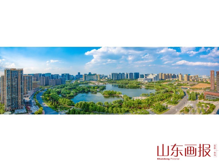 湖畔风光如画图