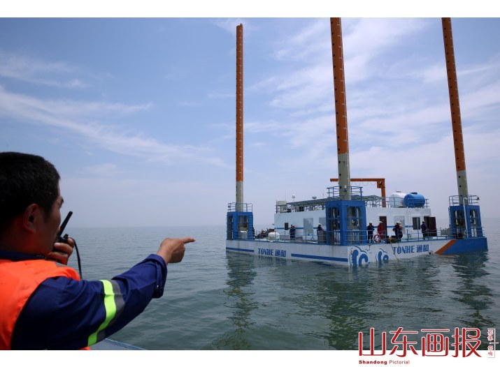 黄三角首座海洋牧场平台安家东营 助力耕耘深蓝