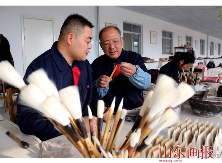 传承毛笔技艺  感受非遗魅力