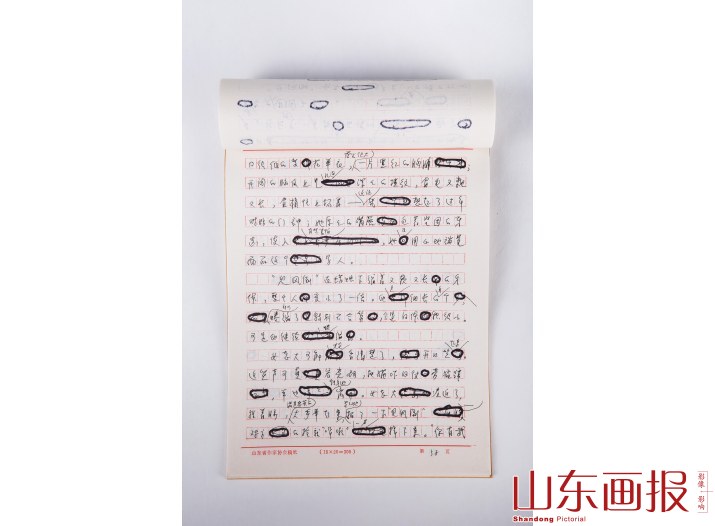 山东省作家协会主席张炜手稿、书影 (75)