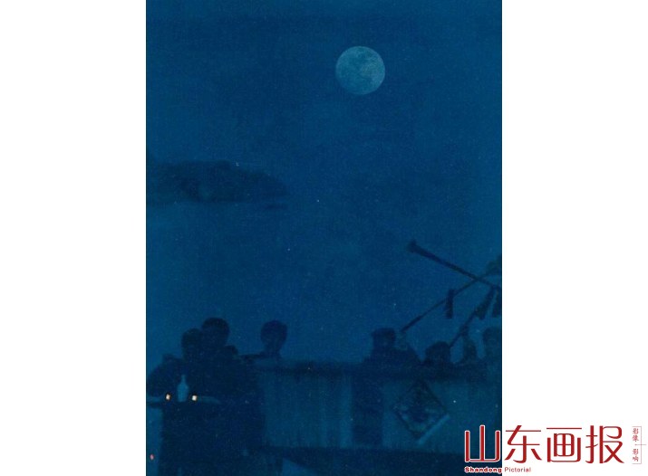 节日的晚上，送灯