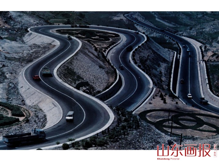 青州牛角岭盘山公路成为山东一景