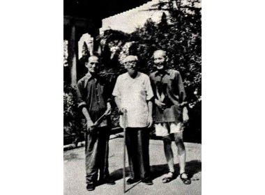 陈寿荣与李苦禅、张伏山