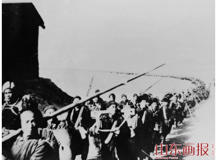 解放战争中的支前送粮办事队