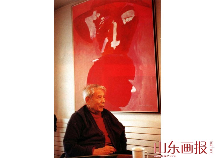 艺术大师朱德群在巴黎的寓所