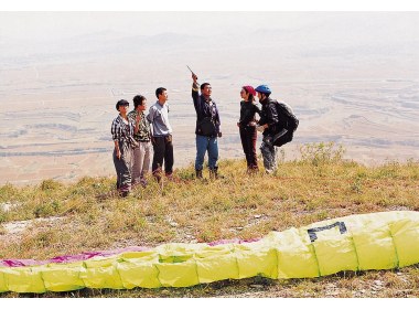 教练为大家讲风的气流和注意要点