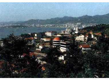 别具风格的疗养旅游区一角