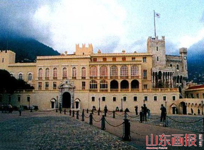 建筑风格独特的摩纳哥王宫