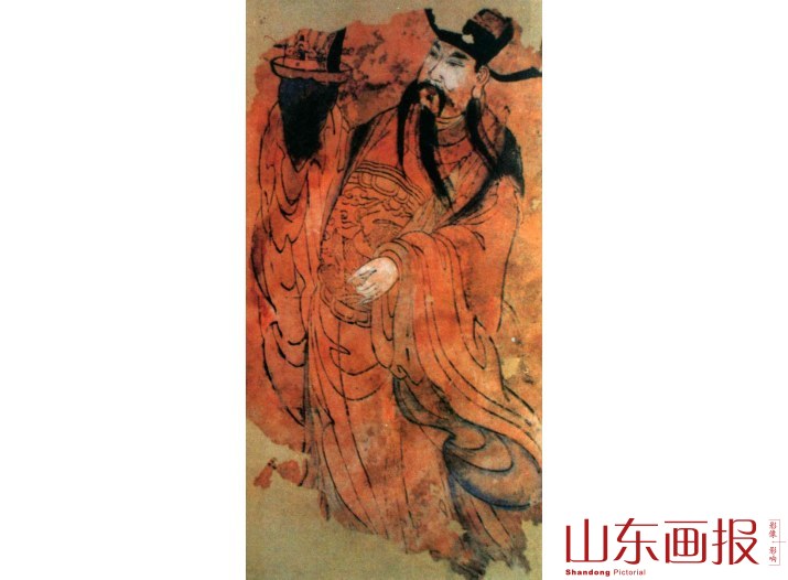 清朝的孔府门神《加官进禄》