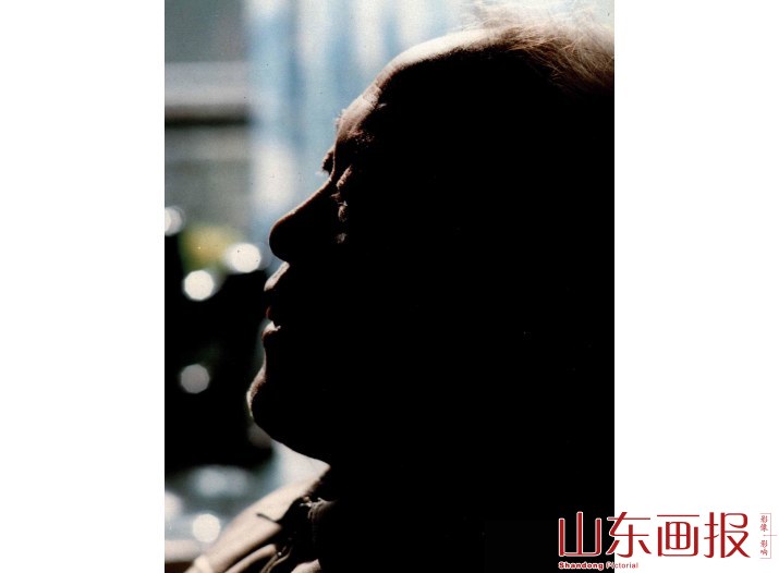 原中央美院院长，著名版画家古元