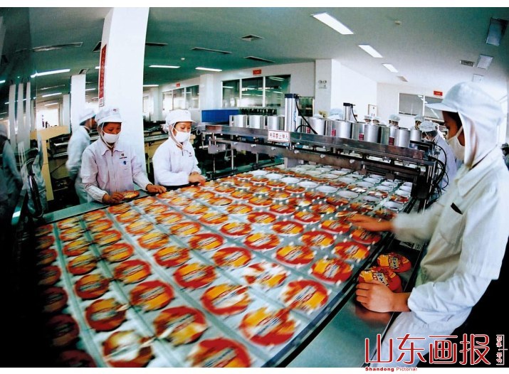 华龙食品兖州公司方便面生产车间