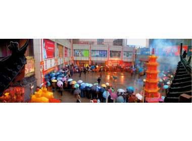 雪打灯花好年景﻿