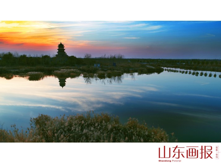 齐王阁夕照