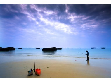 北海的沙滩