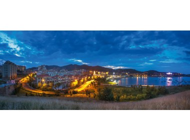 半月湾休闲体验区夜景