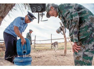 民警张达在这里走过10个春秋