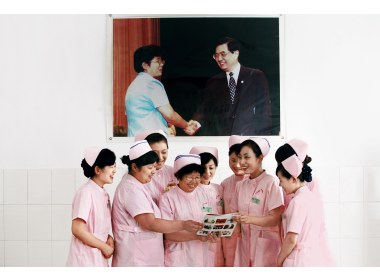 刘振华是护士们的学习榜样