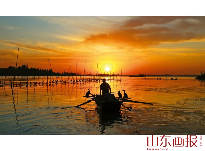 微山湖暮色