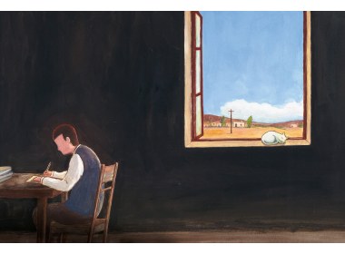 “刘亮程童年与故乡系列”散文作品插画