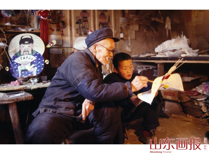 杨家埠木版年画艺人杨同科