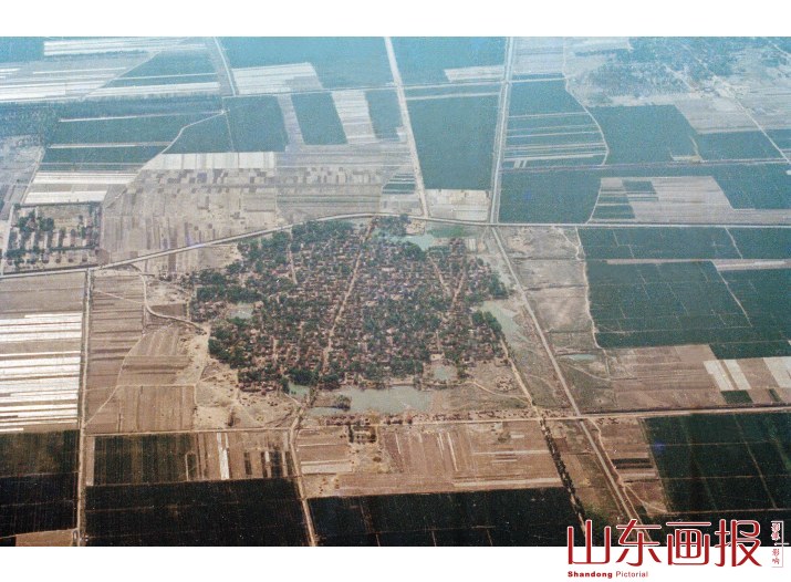 航拍黄河两岸