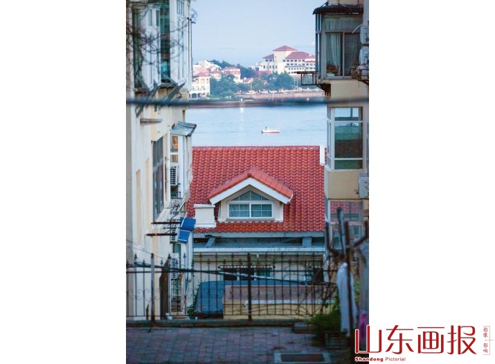 楼间见海