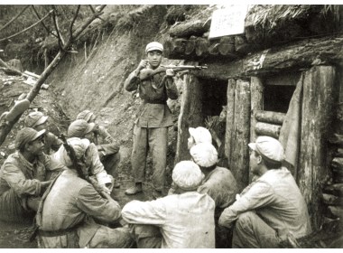 班长许禄石介绍经验