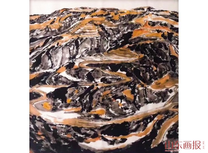 《龙脊》 纸本水墨