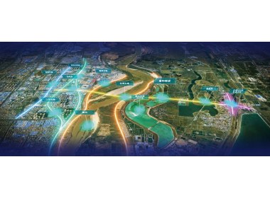 济南市黄岗路穿黄隧道工程路线图