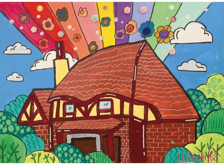 八大关太平角万国文化建筑博览汇 插画