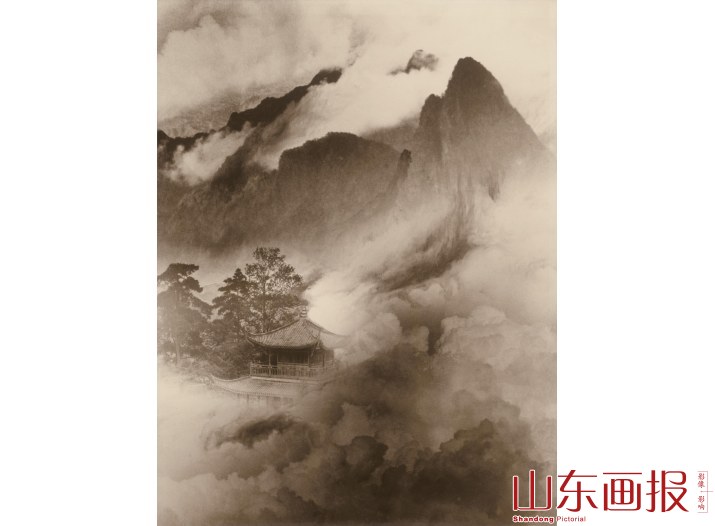 郎静山《仙山楼阁》